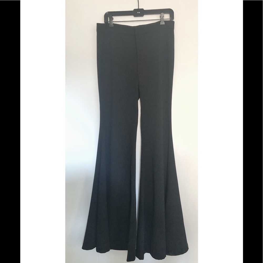Zara Black Flared Leg Trouser